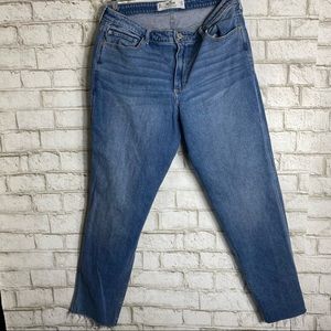 Hollister curvy high rise mom jeans